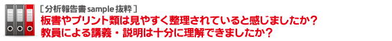 板書やプリント類は見やすく整理されていると感じましたか？ 教員による講義・説明は十分に理解できましたか？